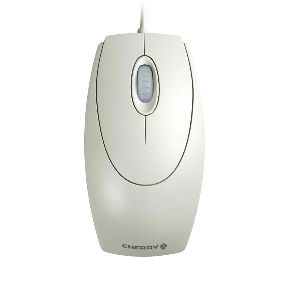 cherry-wheelmouse-kabelgebundene-retro-maus-hellgrau image 1