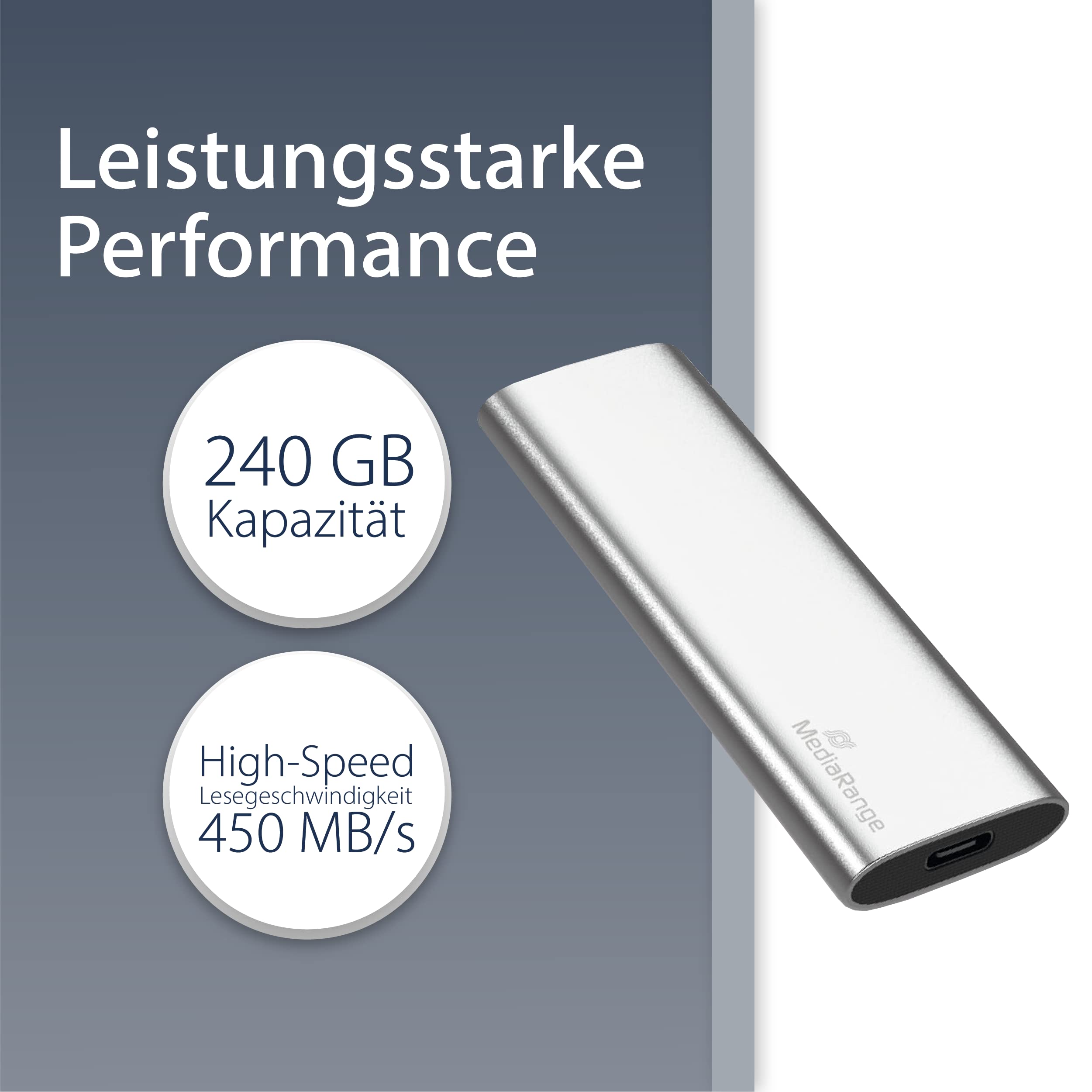 mediarange-externe-ssd-240gb-usb-c-3-2-gen-2-aluminium-silber image 2