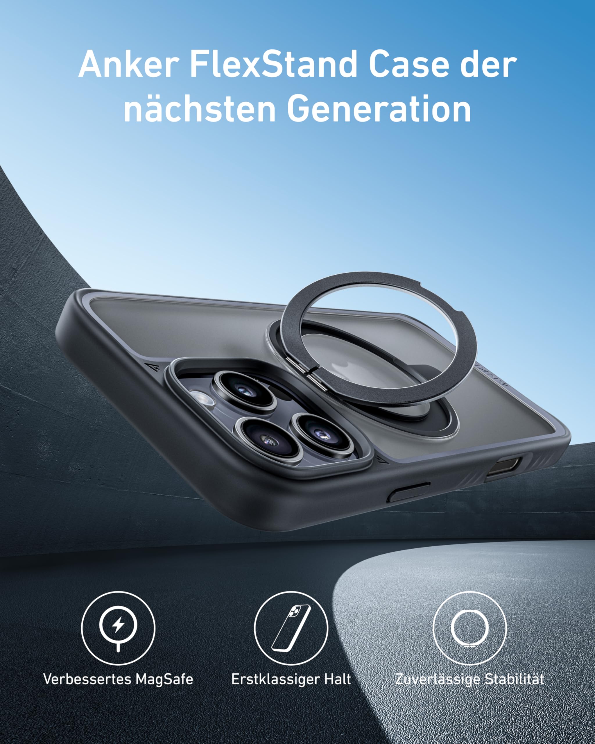 anker-ultra-magnetic-case-iphone-16-pro-max-mit-360-ring-stand-schwarz image 2