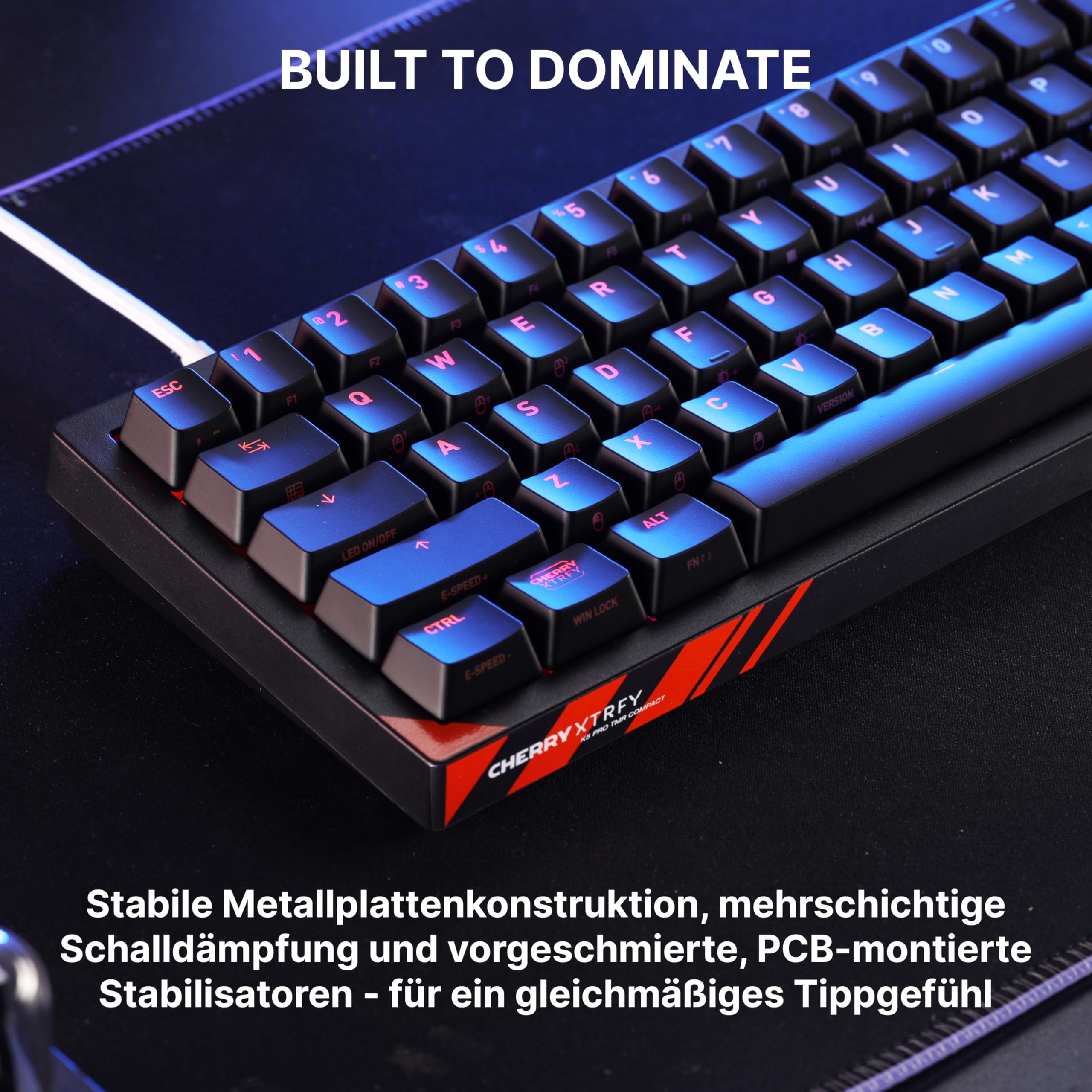 cherry-k5-pro-tmr-compact-gaming-tastatur-qwertz-schwarz image 6