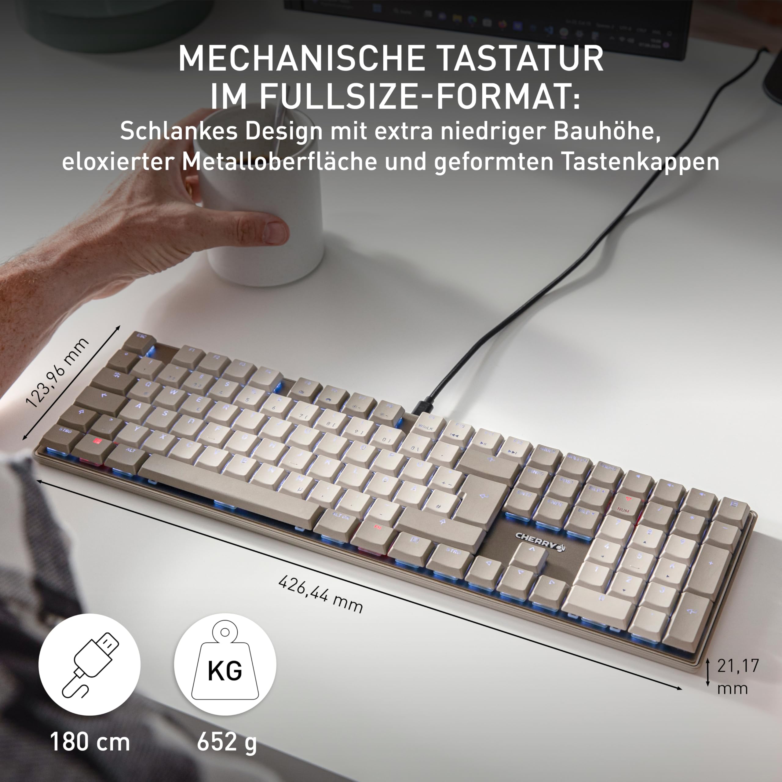 cherry-kc-500-mx-lp-mechanische-low-profile-tastatur-qwertz-grau-fullsize image 2