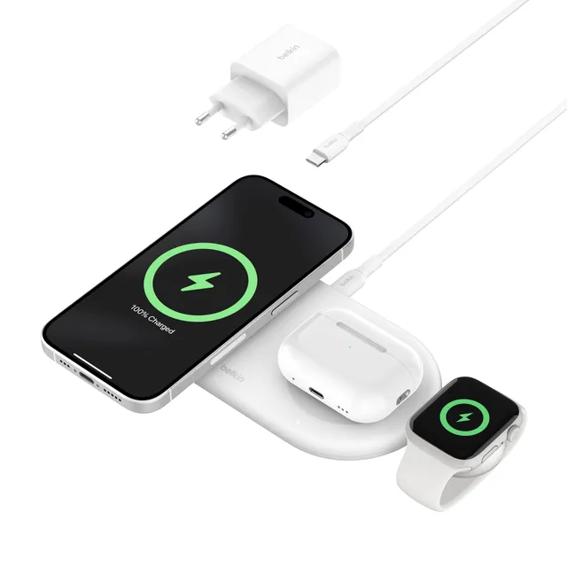 belkin-boostcharge-pro-3-in-1-ladestation-qi2-15w-wei image 1