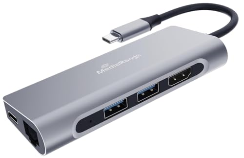 mediarange-usb-c-7-in-1-multiport-adapter-hub-silber image 2