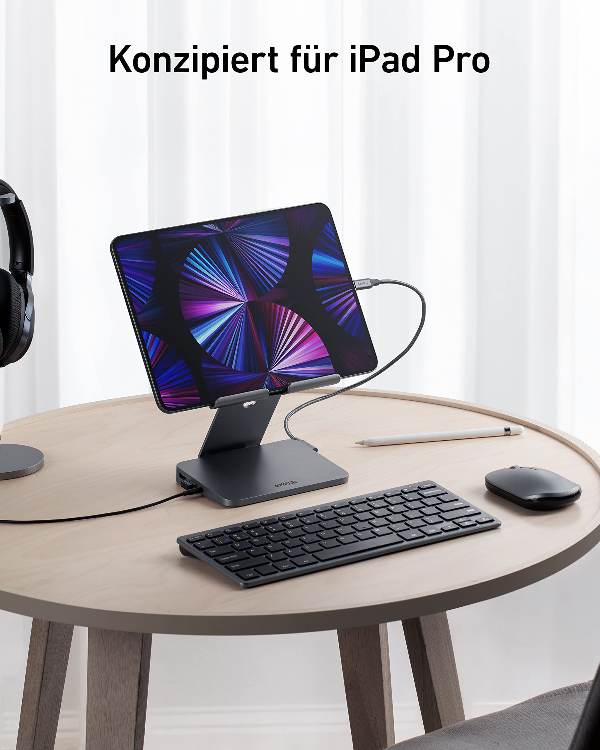 anker-551-8-in-1-usb-c-hub-mit-halterung-4k-hdmi-100w-pd-f-r-ipad image 2