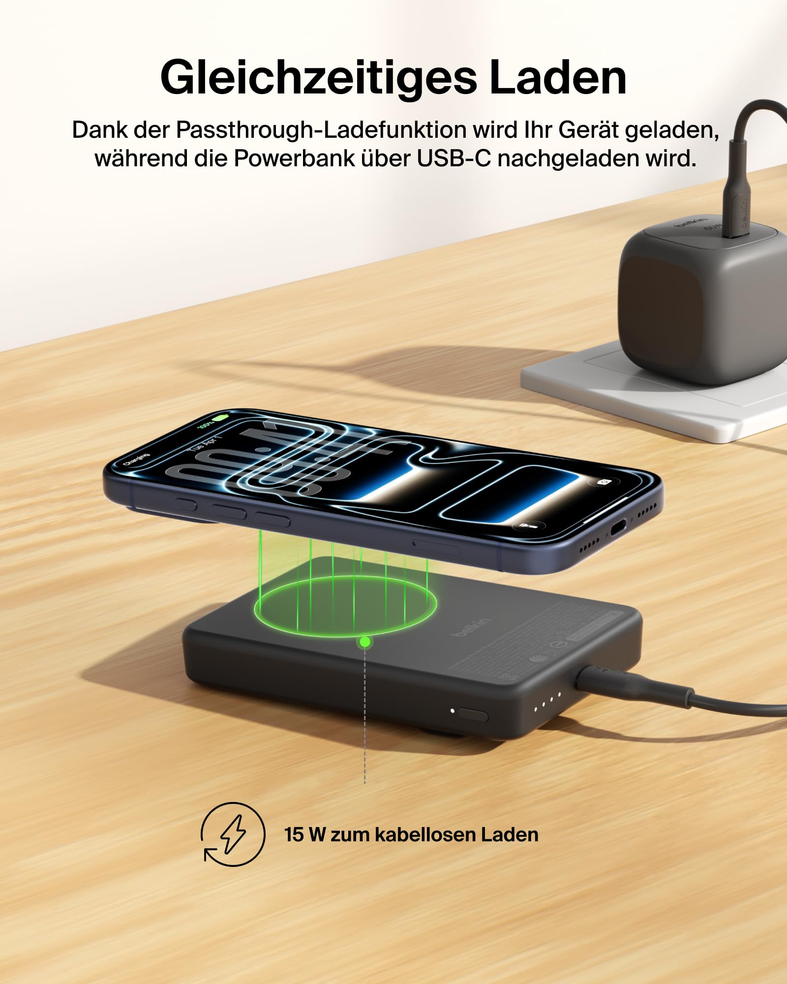 belkin-boostcharge-powerbank-10000mah-magnetisch-qi2-15w-mit-st-nder-schwarz image 7