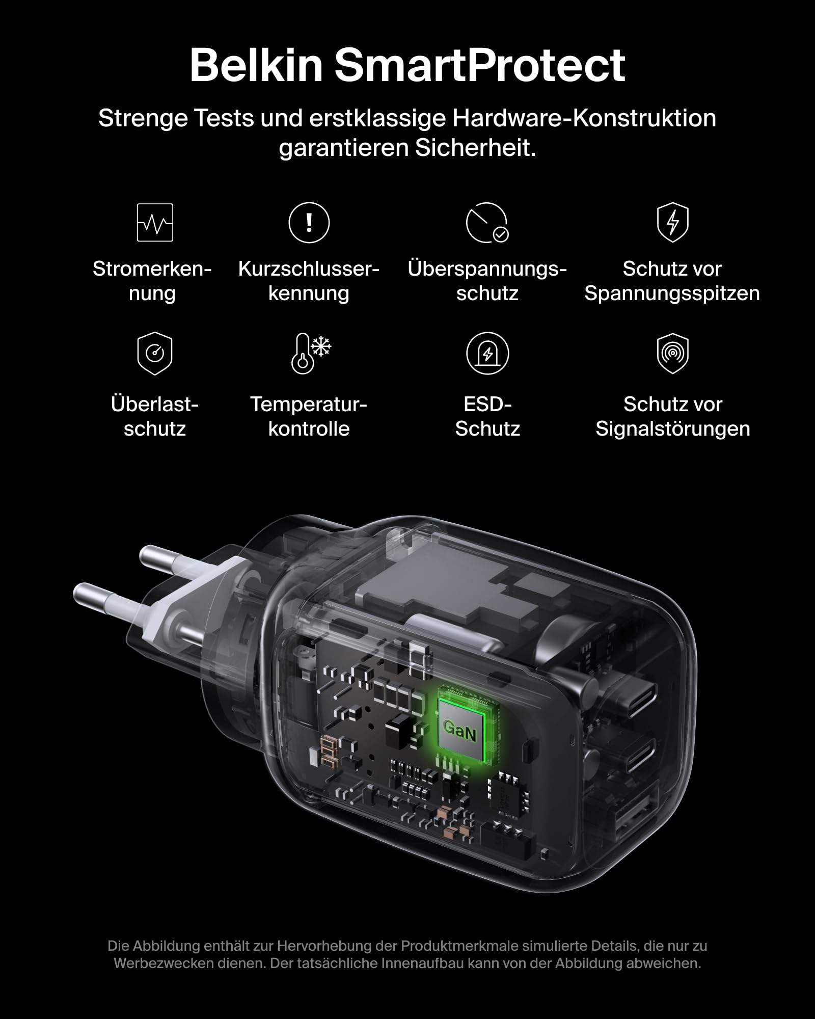 belkin-100w-gan-usb-c-ladeger-t-3-port-mit-reisestecker-wei image 7