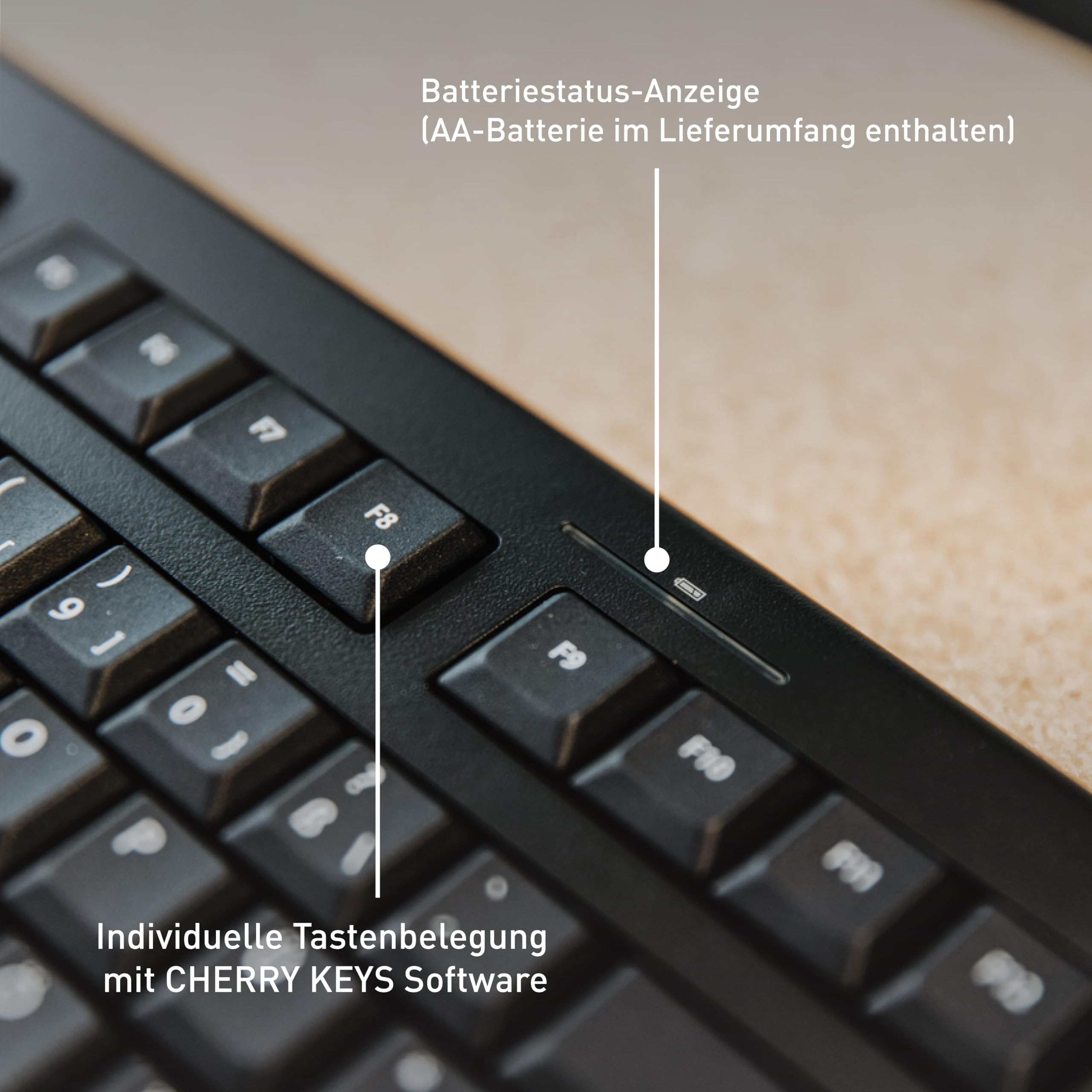 cherry-kw-3000-kabellose-office-tastatur-qwertz-wei-grau image 5
