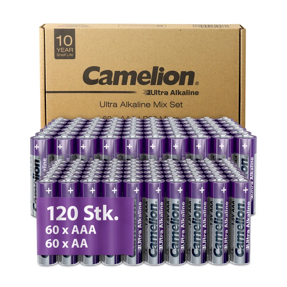 camelion-ultra-alkaline-aa-aaa-mix-cb120 image 1