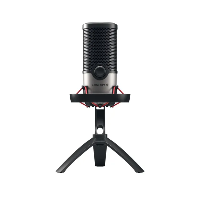 cherry-um-6-0-advanced-usb-mikrofon-f-r-streaming-und-podcast-schwarz-silber image 1
