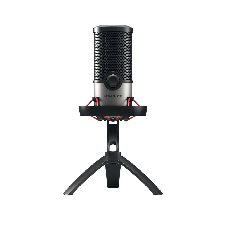 cherry-um-6-0-advanced-usb-mikrofon-f-r-streaming-und-podcast-schwarz-silber image 1
