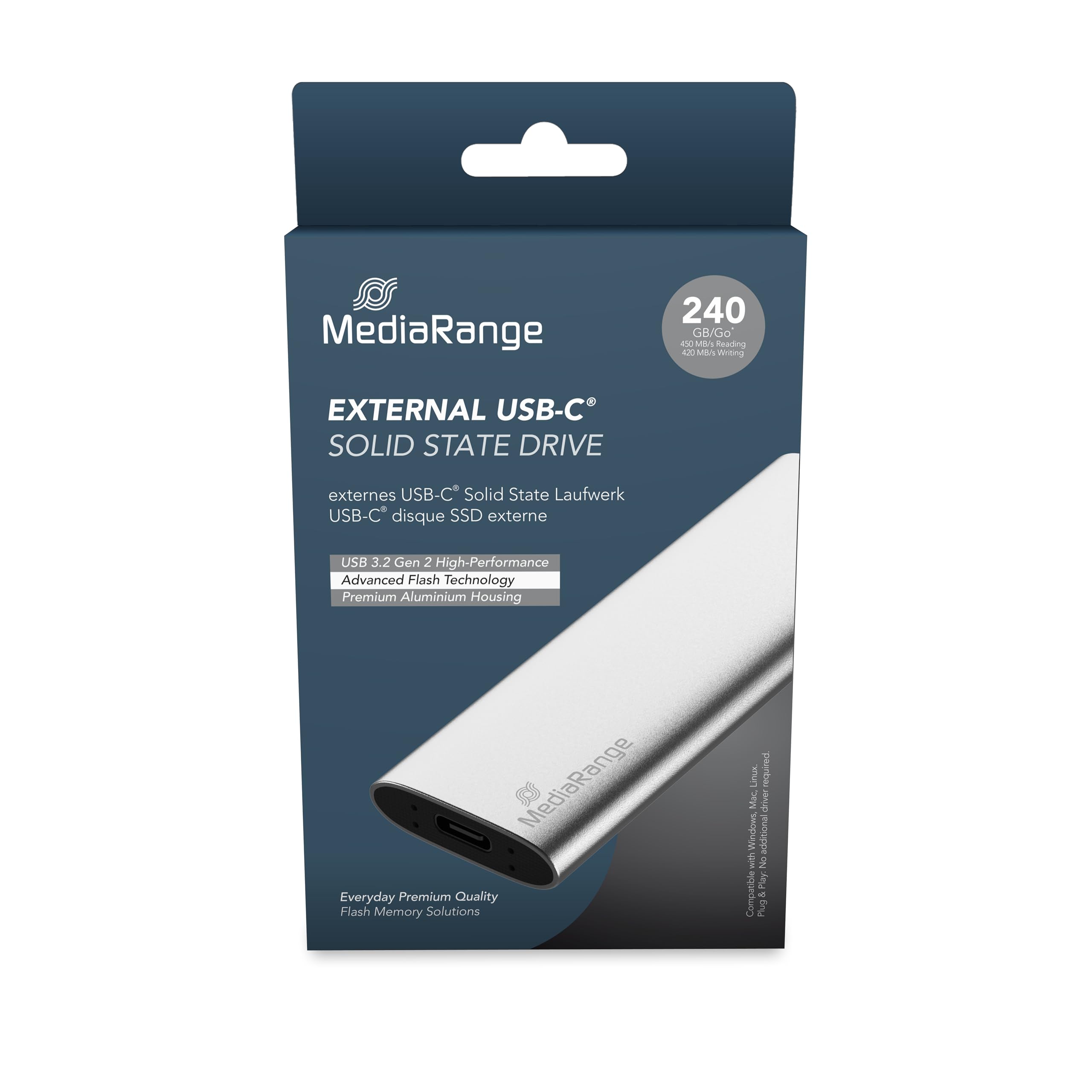 mediarange-externe-ssd-240gb-usb-c-3-2-gen-2-aluminium-silber image 6
