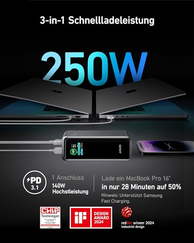 anker-prime-power-bank-27-650mah-250w-3-port-mit-app image 8