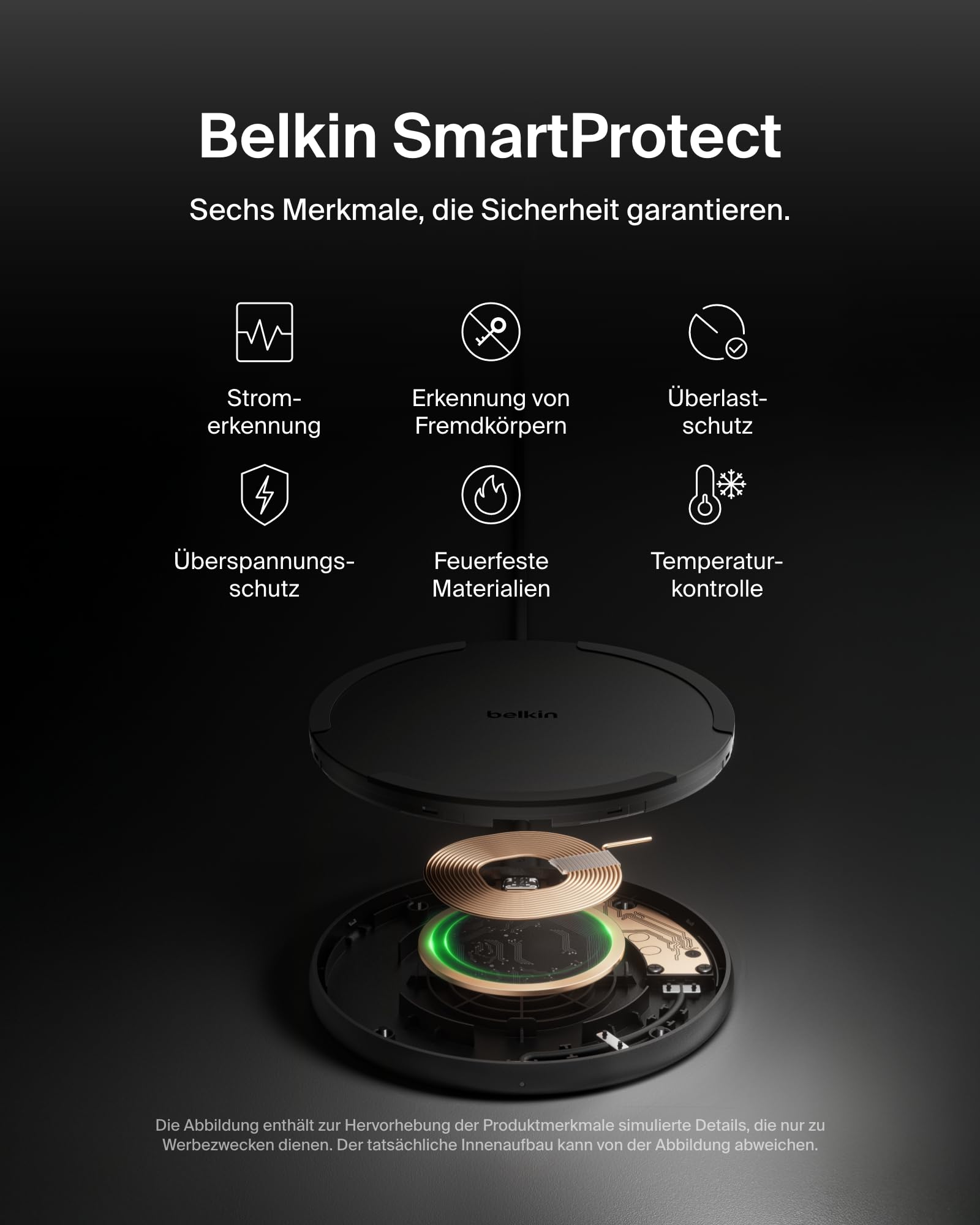 belkin-boostcharge-pro-qi-ladepad-15w-schwarz-mit-usb-c-kabel image 6