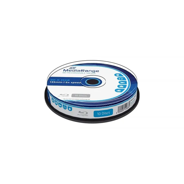 mediarange-bd-r-25gb-6x-10er-pack-cakebox image 1