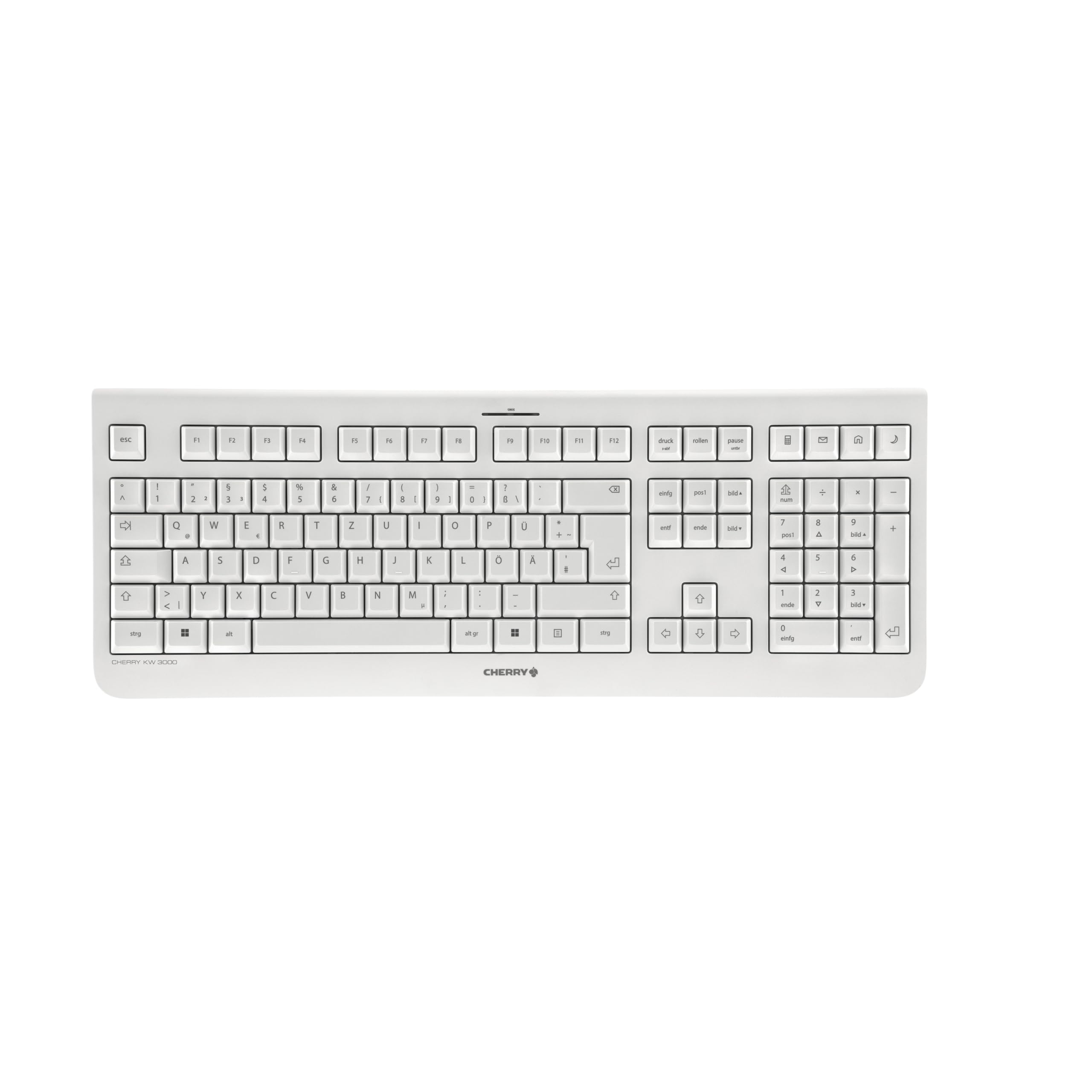 cherry-kw-3000-kabellose-office-tastatur-qwertz-wei-grau image 1
