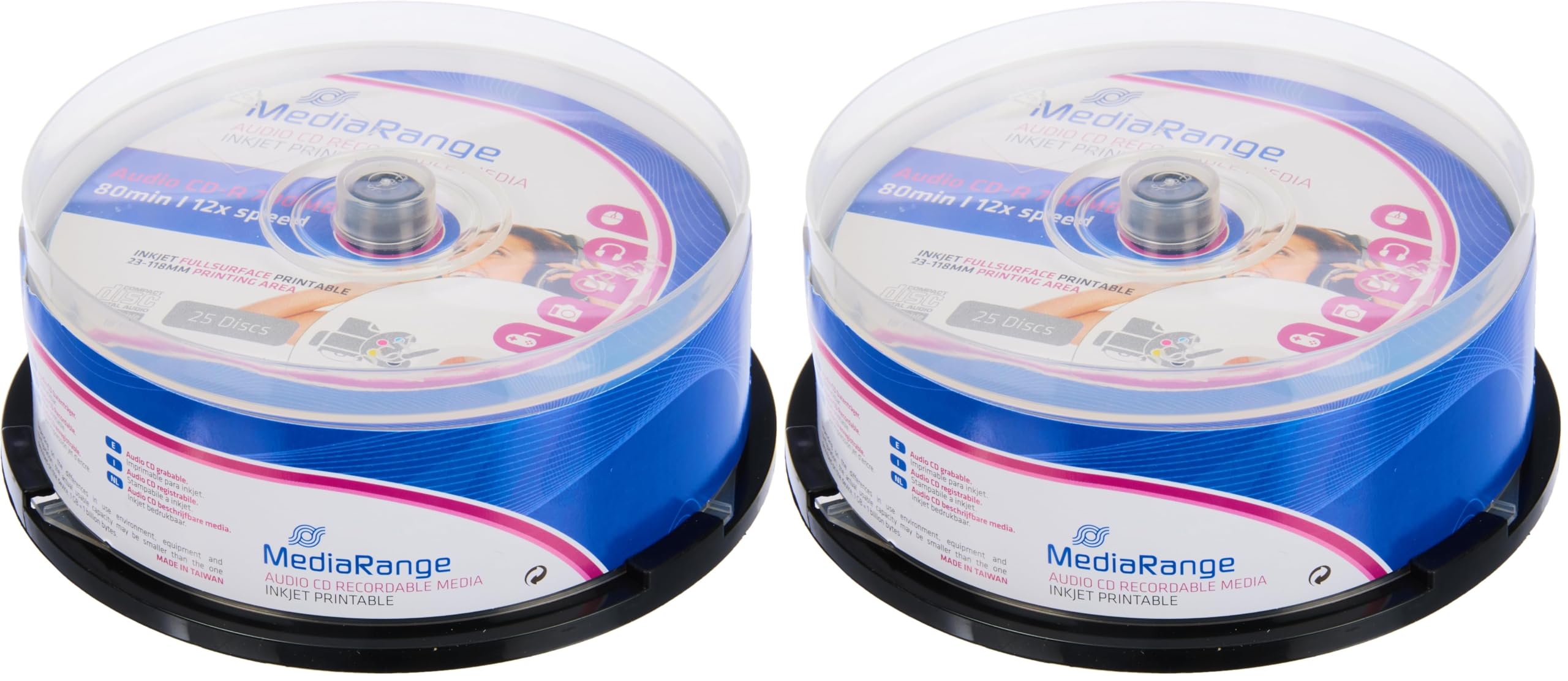 mediarange-audio-cd-r-700mb-80-min-25er-pack-inkjet-bedruckbar image 5