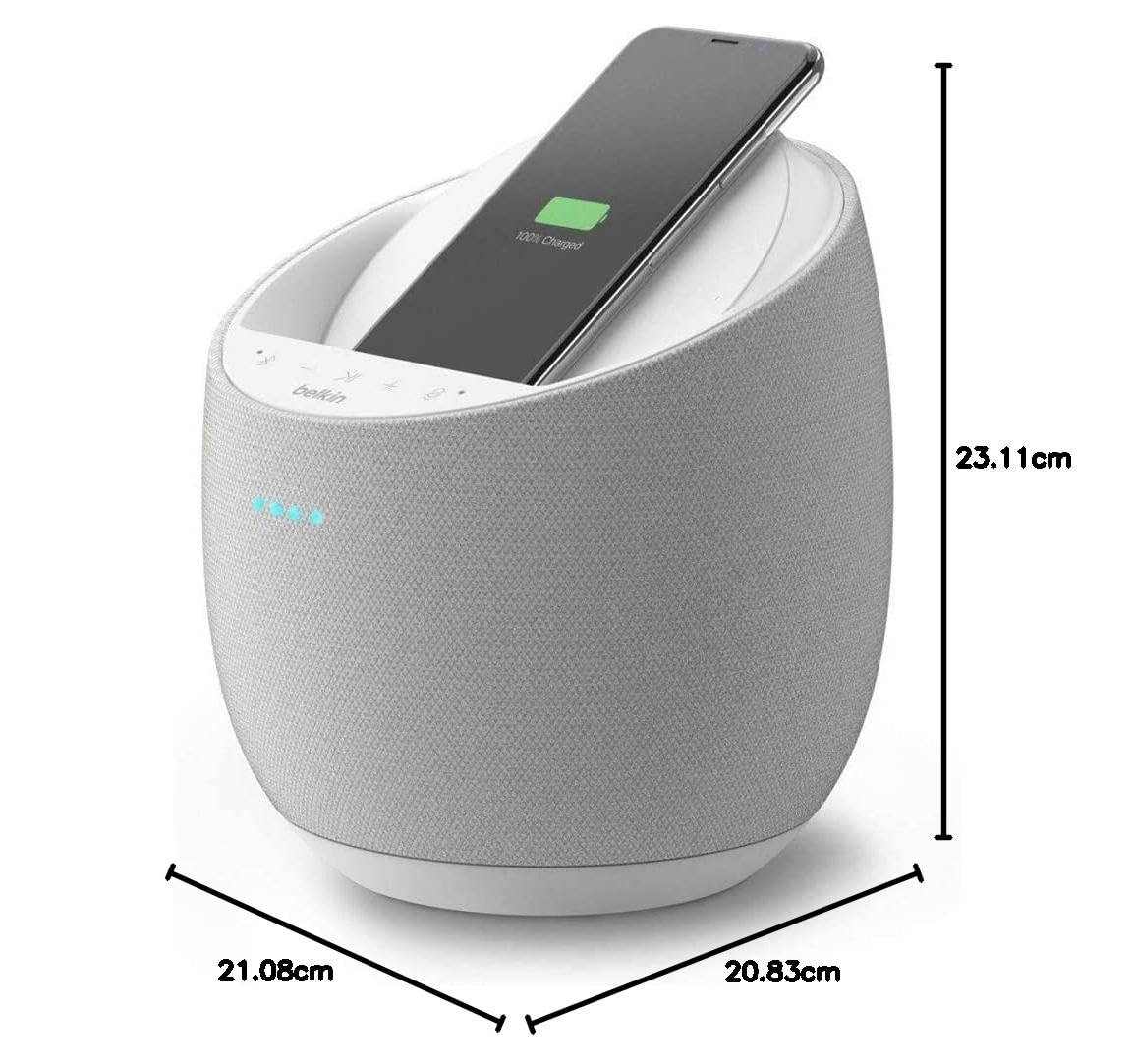 belkin-soundform-elite-hi-fi-smart-speaker-mit-alexa-wireless-charger-wei image 7