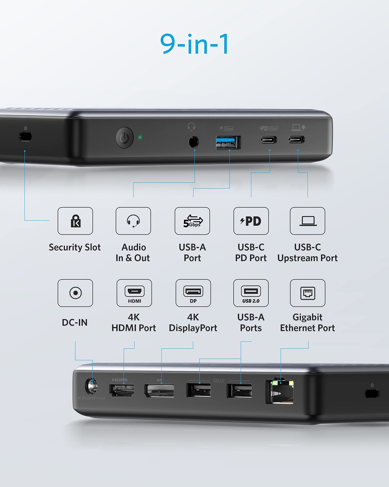 anker-powerexpand-9-in-1-usb-c-pd-docking-station-60w-20w-4k-hdmi-dp image 2