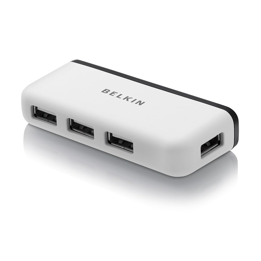 belkin-f4u021bt-usb-2-0-4-port-travel-hub-schwarz-wei image 4