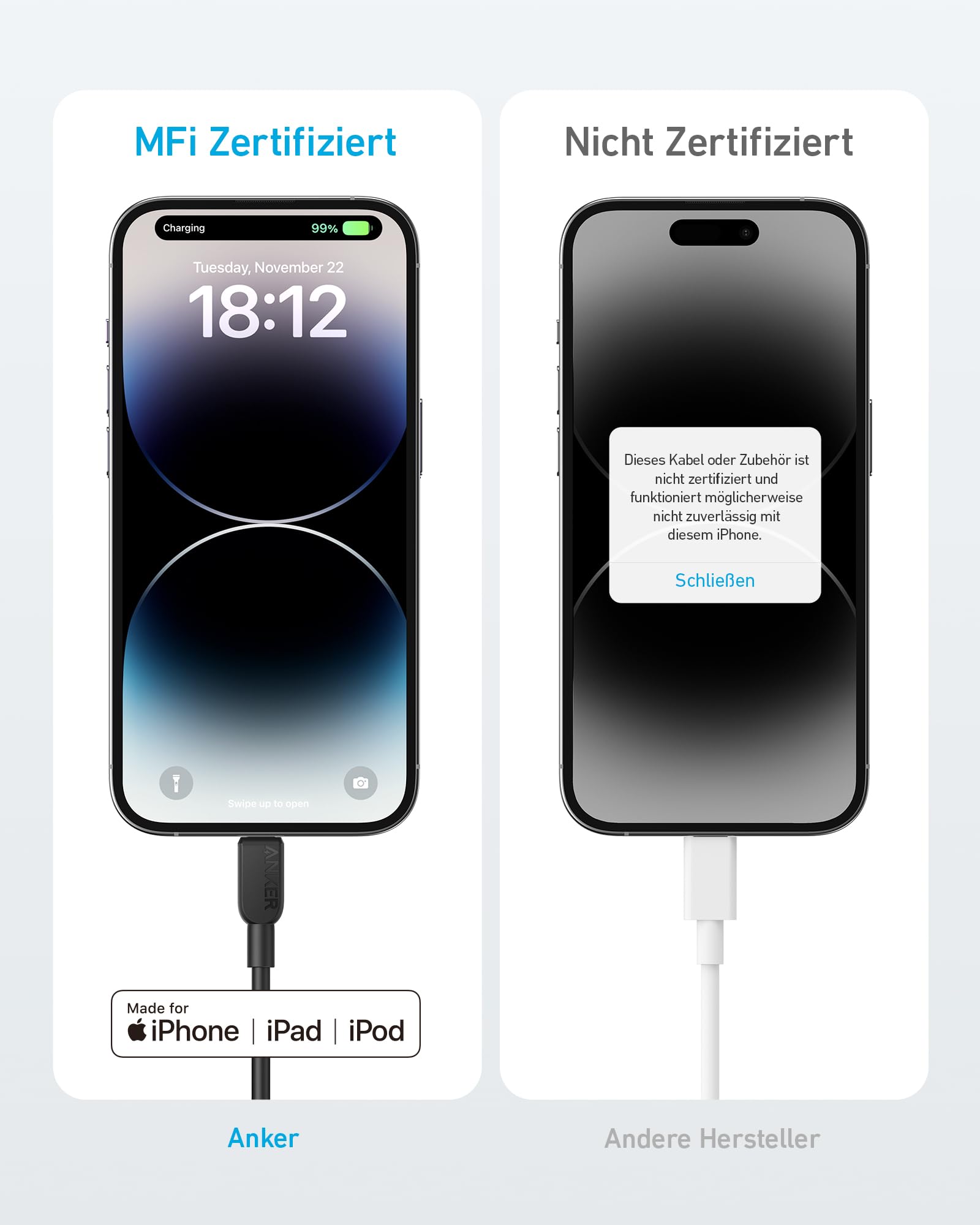 anker-310-usb-c-auf-lightning-kabel-3m-mfi-schnellladekabel image 4