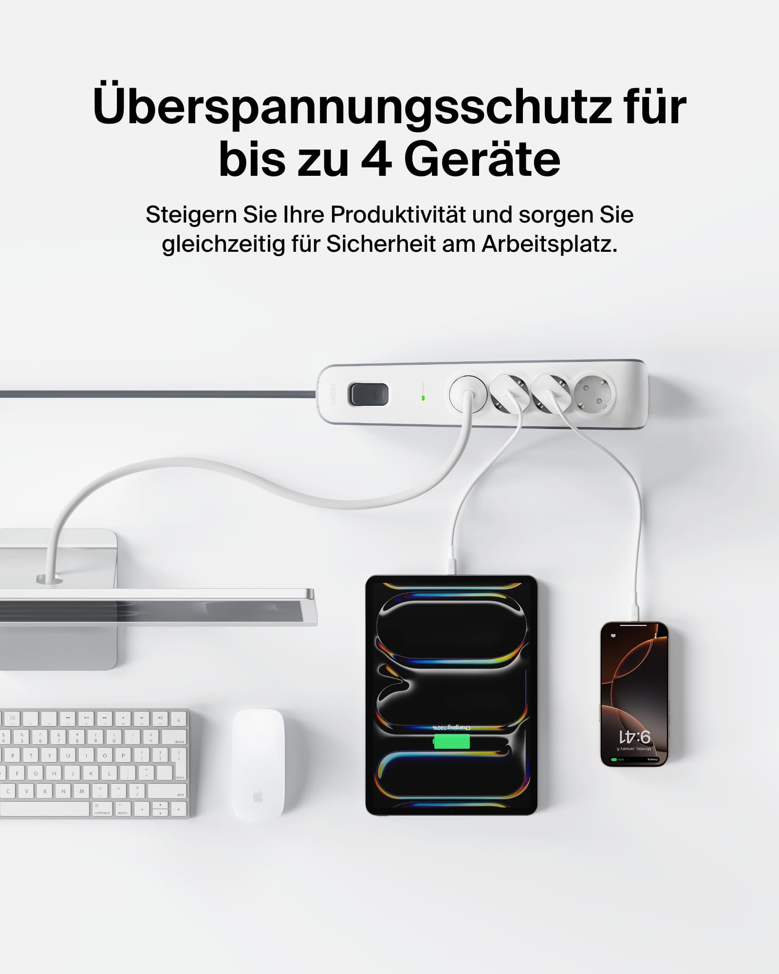 belkin-4-fach-steckdosenleiste-mit-berspannungsschutz-525-joule-2-m-schwarz image 2