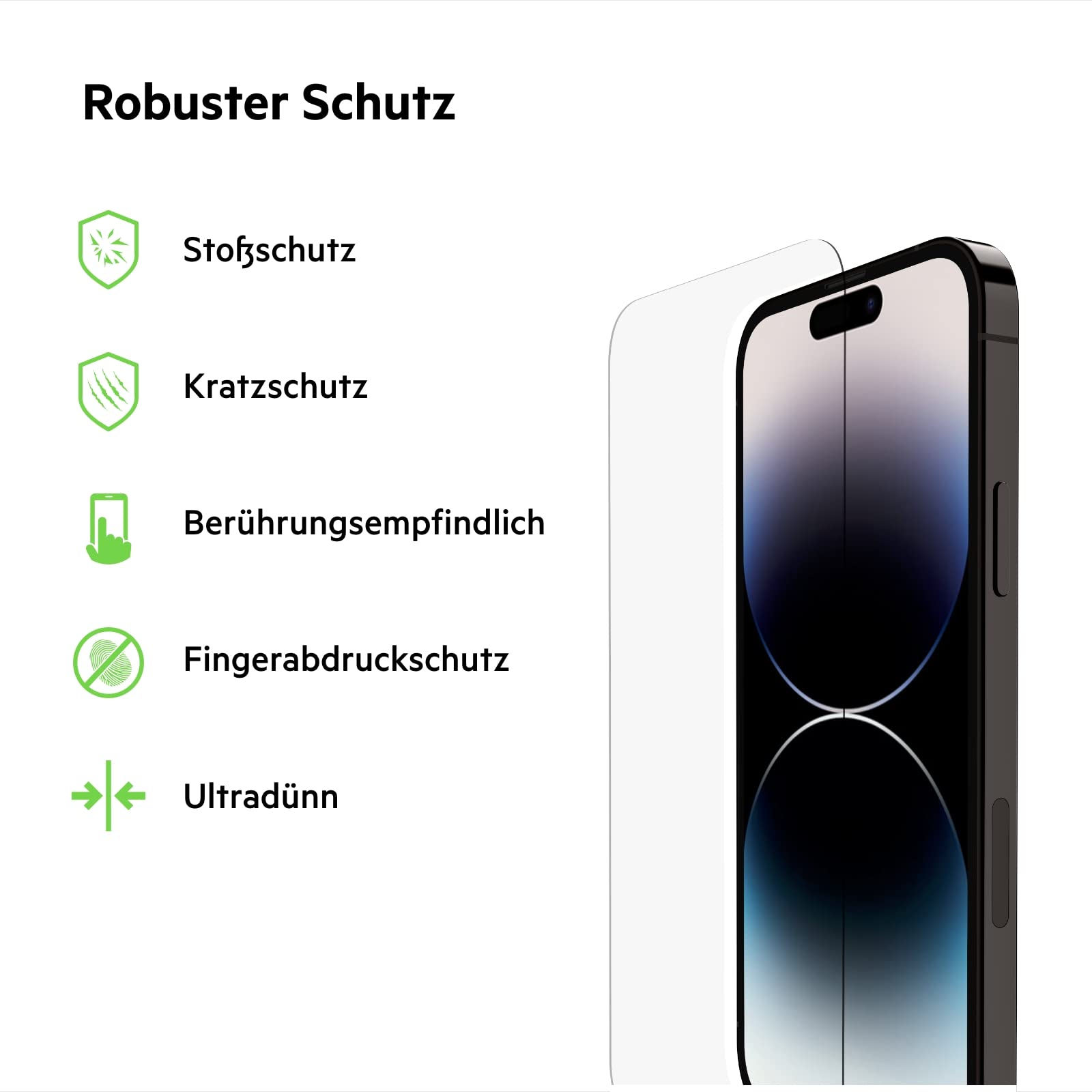belkin-temperedglass-displayschutz-9h-0-33mm-f-r-iphone-14-pro-2er-pack-mit-rahm image 2