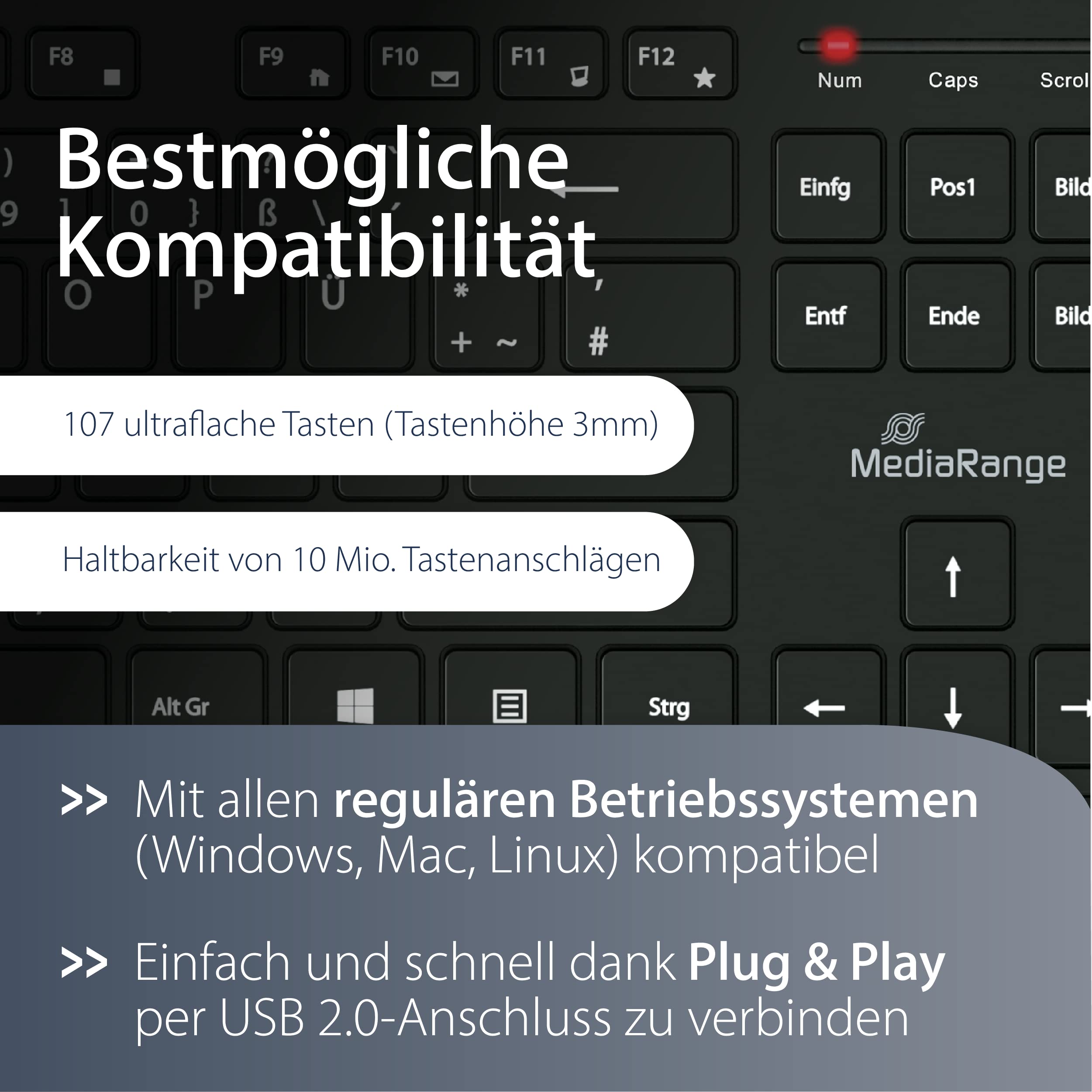 mediarange-professional-line-tastatur-kabel-qwertz-de-vollformat-schwarz image 4