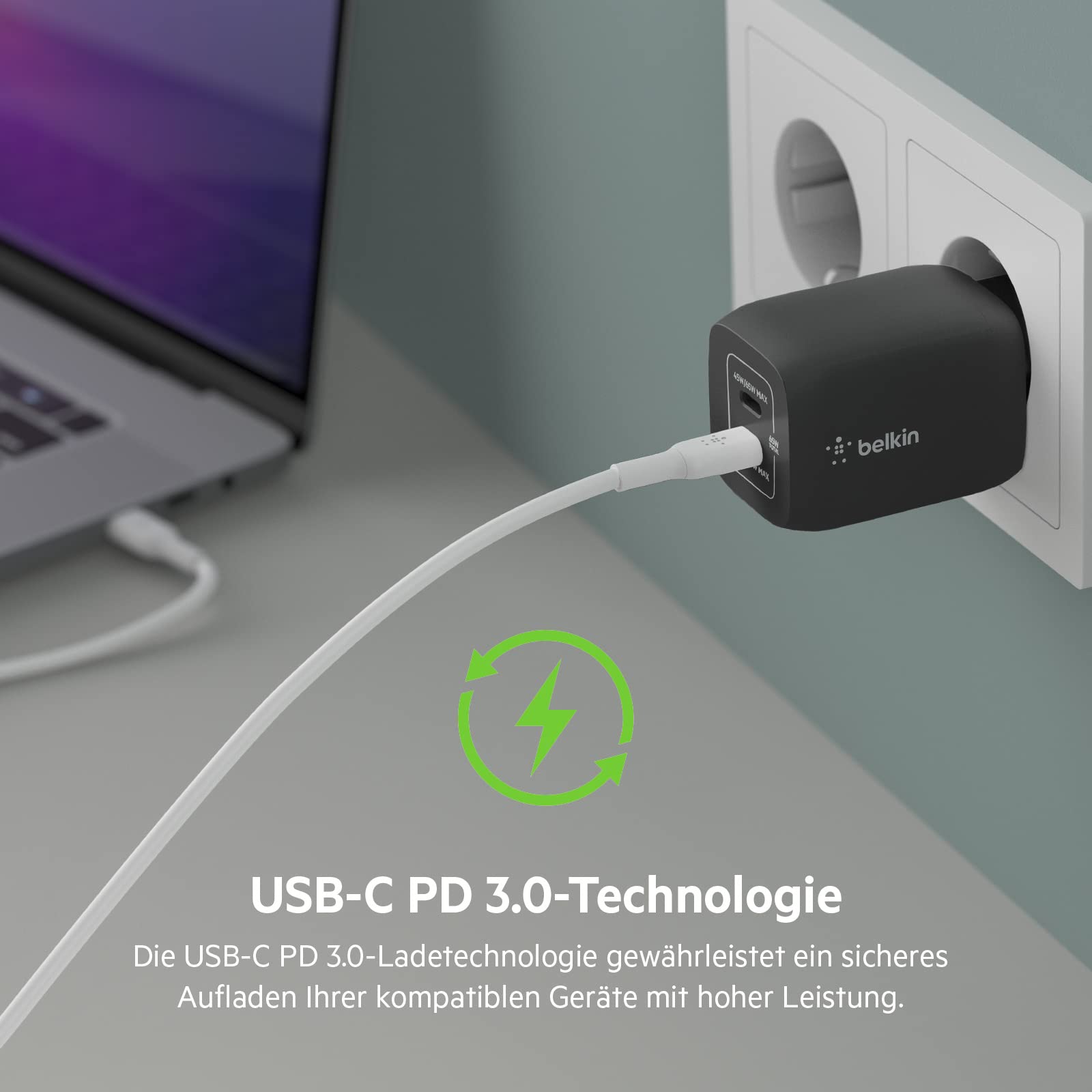 belkin-65-w-usb-c-ladeger-t-mit-2-ports-gan-pd-3-0-schwarz image 7