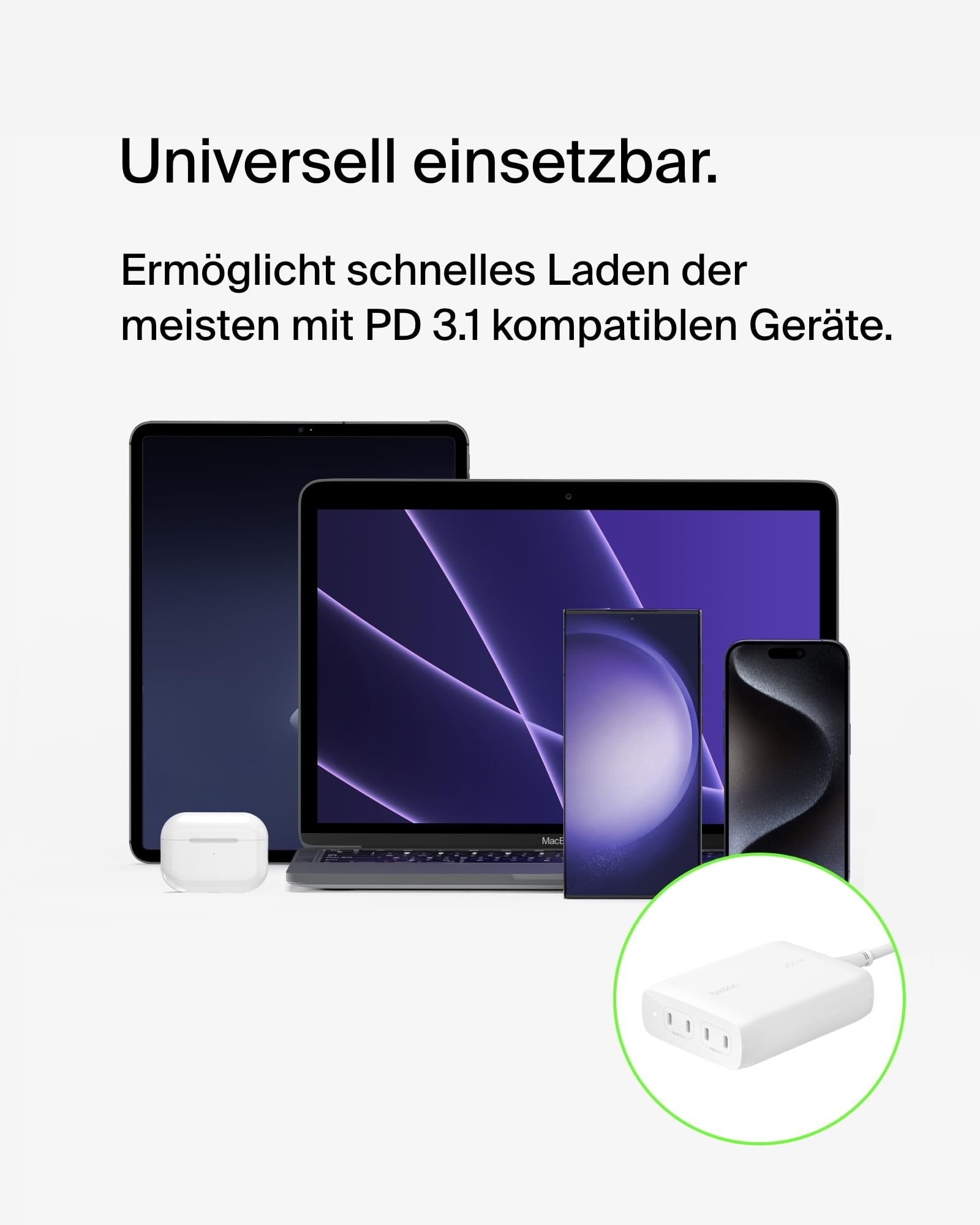 belkin-boostcharge-pro-4-port-usb-c-gan-ladeger-t-200w-pd-3-1-mit-1-5-m-kabel image 6