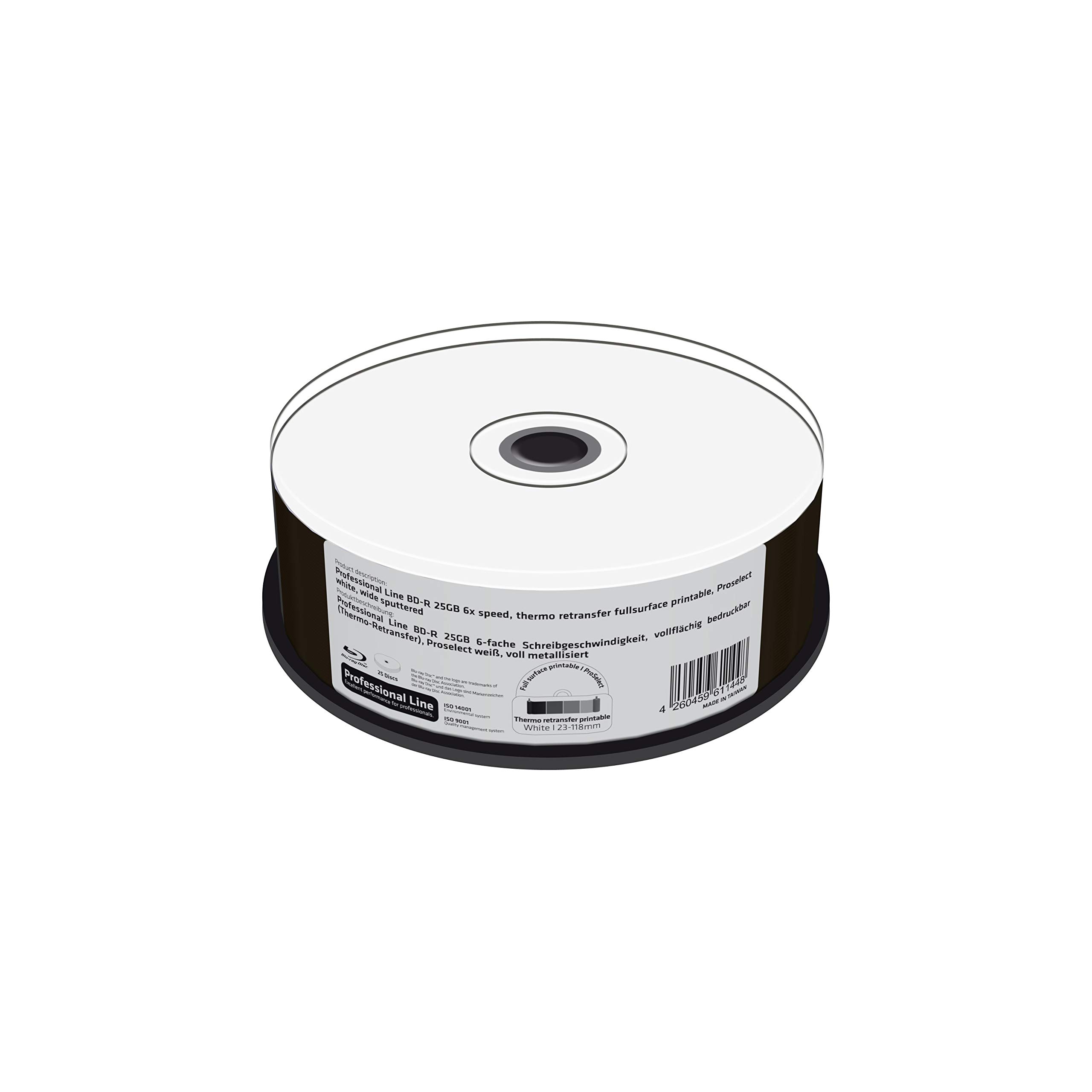 mediarange-bd-r-25gb-6x-thermo-wei-vollfl-chig-bedruckbar-25er-pack image 1