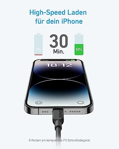 anker-310-usb-c-auf-lightning-kabel-3m-mfi-schnellladekabel image 8