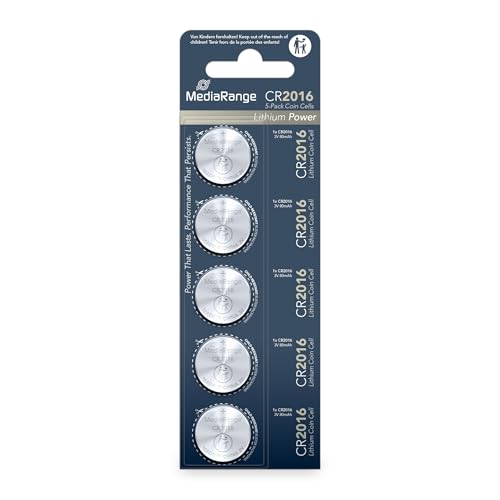 mediarange-lithium-knopfzellen-cr2016-3v-5er-pack image 2