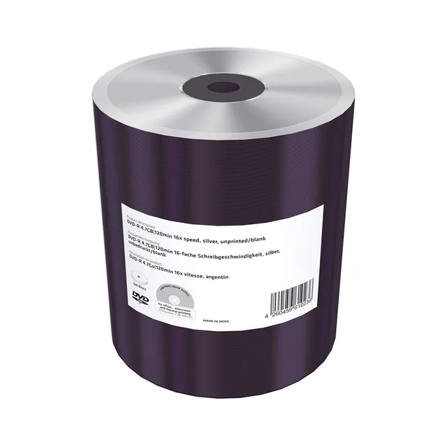 mediarange-dvd-r-4-7gb-120-min-100er-pack-16x-unbedruckt image 1