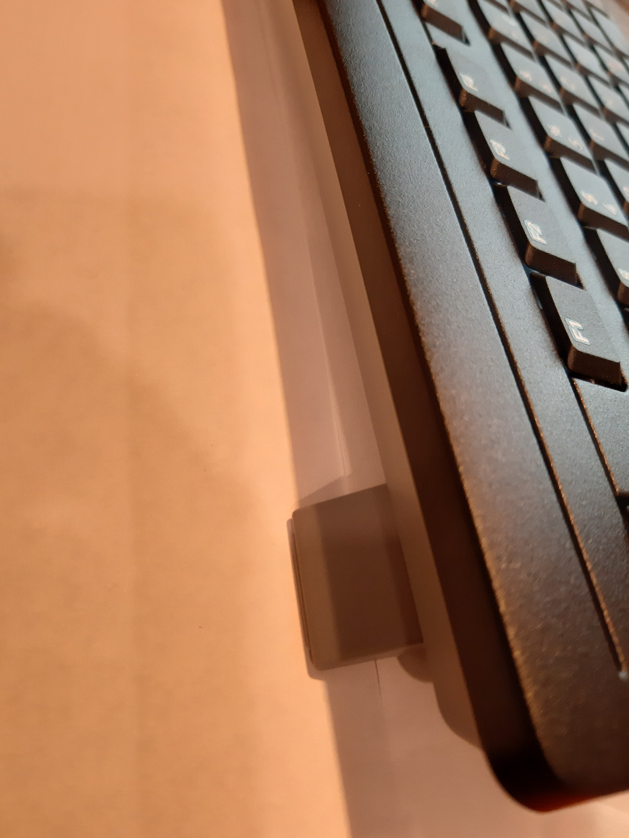 Tastatur top, Empfänger zickt
