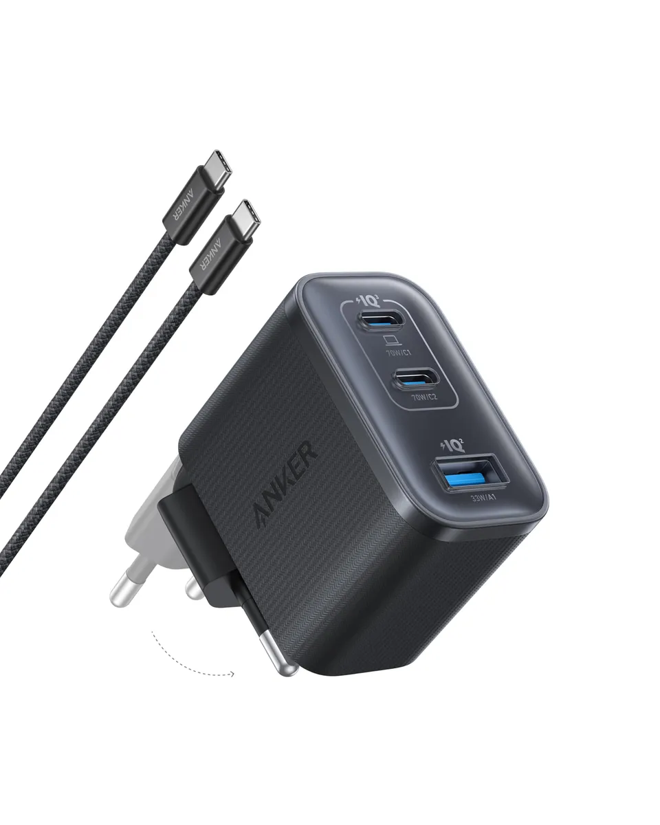 anker-nano-70w-usb-c-ladeger-t-3-port-gan-netzteil image 1
