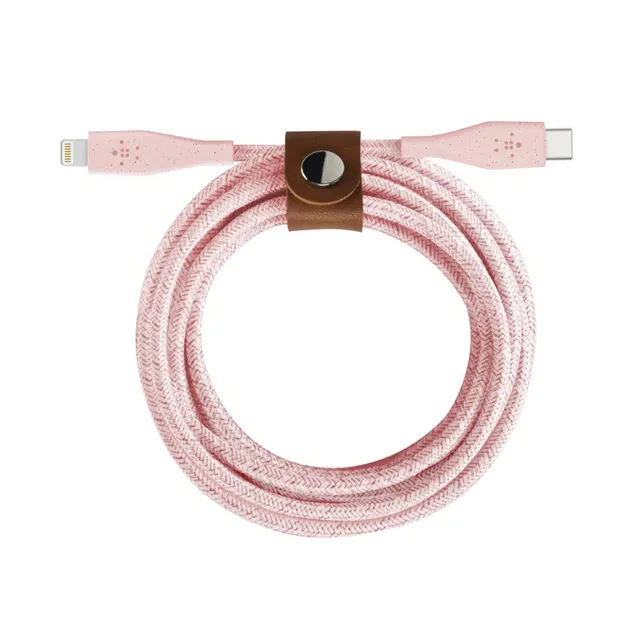 belkin-boost-charge-usb-c-auf-lightning-kabel-1-2m-duratek-rosa image 1
