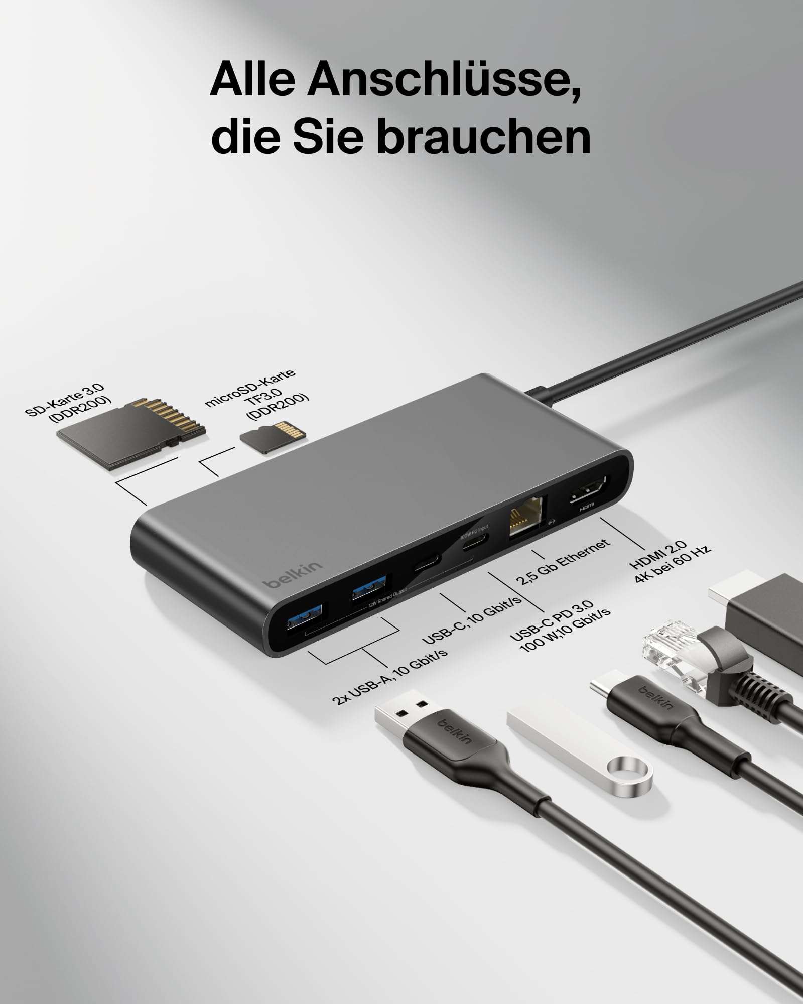 belkin-connect-8-in-1-usb-c-hub-4k-60hz-100w-grau image 3