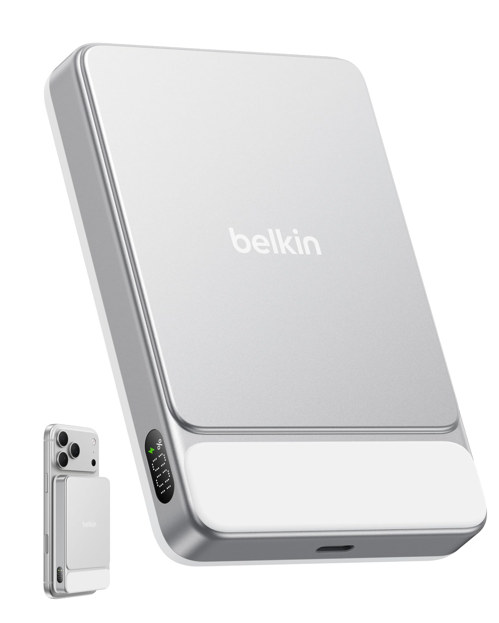 belkin-ultracharge-10000mah-magnetische-power-bank-qi2-25w-usb-c-wei image 1