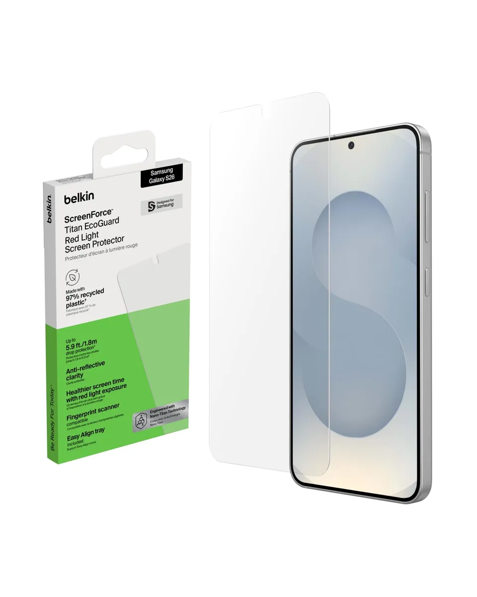belkin-screenforce-titan-ecoguard-rotlicht-schutzfolie-f-r-samsung-galaxy-s26 image 1