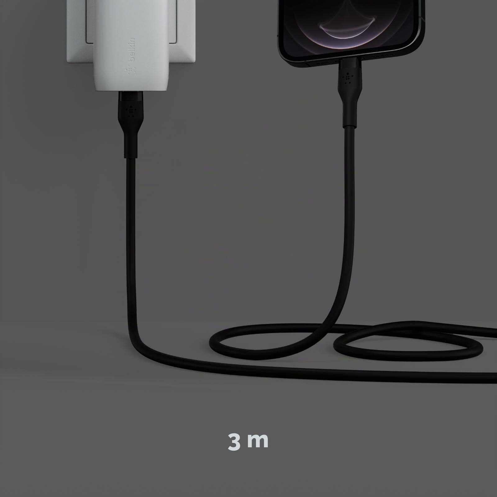 belkin-boostcharge-flex-silikon-usb-c-auf-lightning-kabel-3-m-20w-mfi-schwarz image 6