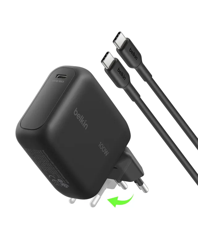 belkin-boostcharge-usb-c-gan-ladeger-t-100w-schwarz-mit-kabel image 1