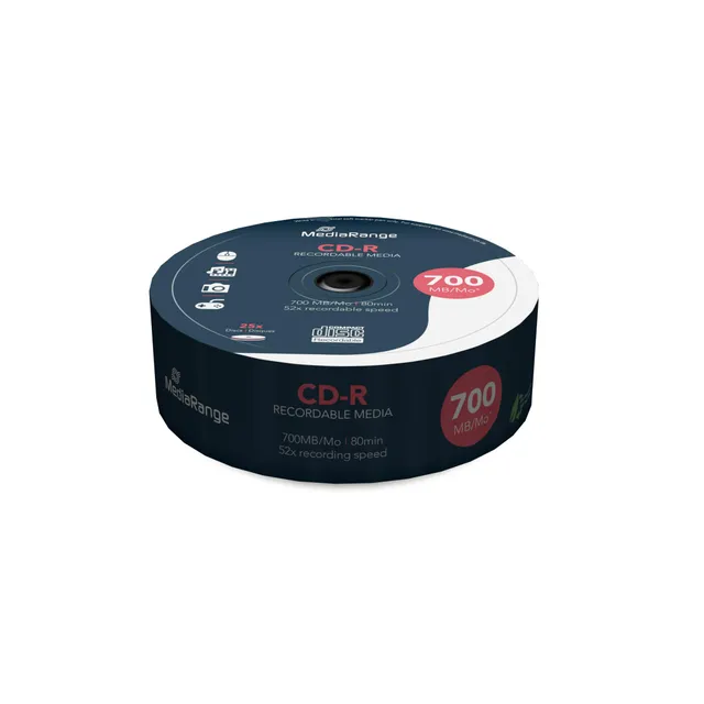 mediarange-cd-r-700mb-80min-52x-25er-pack-professional-line image 1