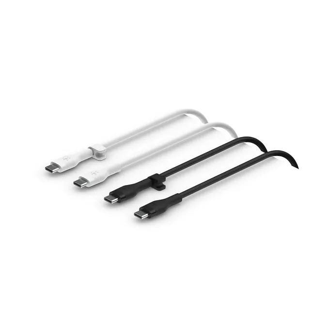 belkin-boostcharge-flex-silikon-usb-c-auf-usb-c-kabel-1m-2er-pack-schwarz-wei image 1