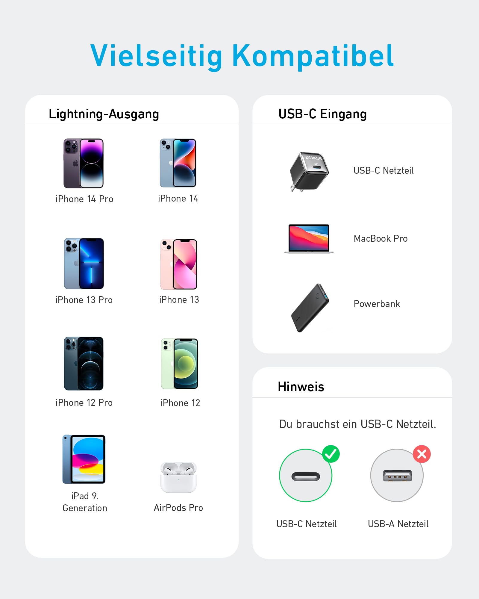 anker-310-usb-c-auf-lightning-kabel-3m-mfi-schnellladekabel image 5