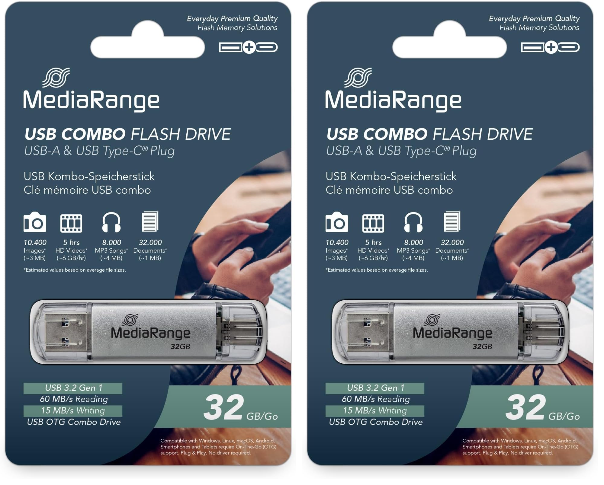 mediarange-usb-stick-usb-c-3-2-gen-1-16gb-silber image 3