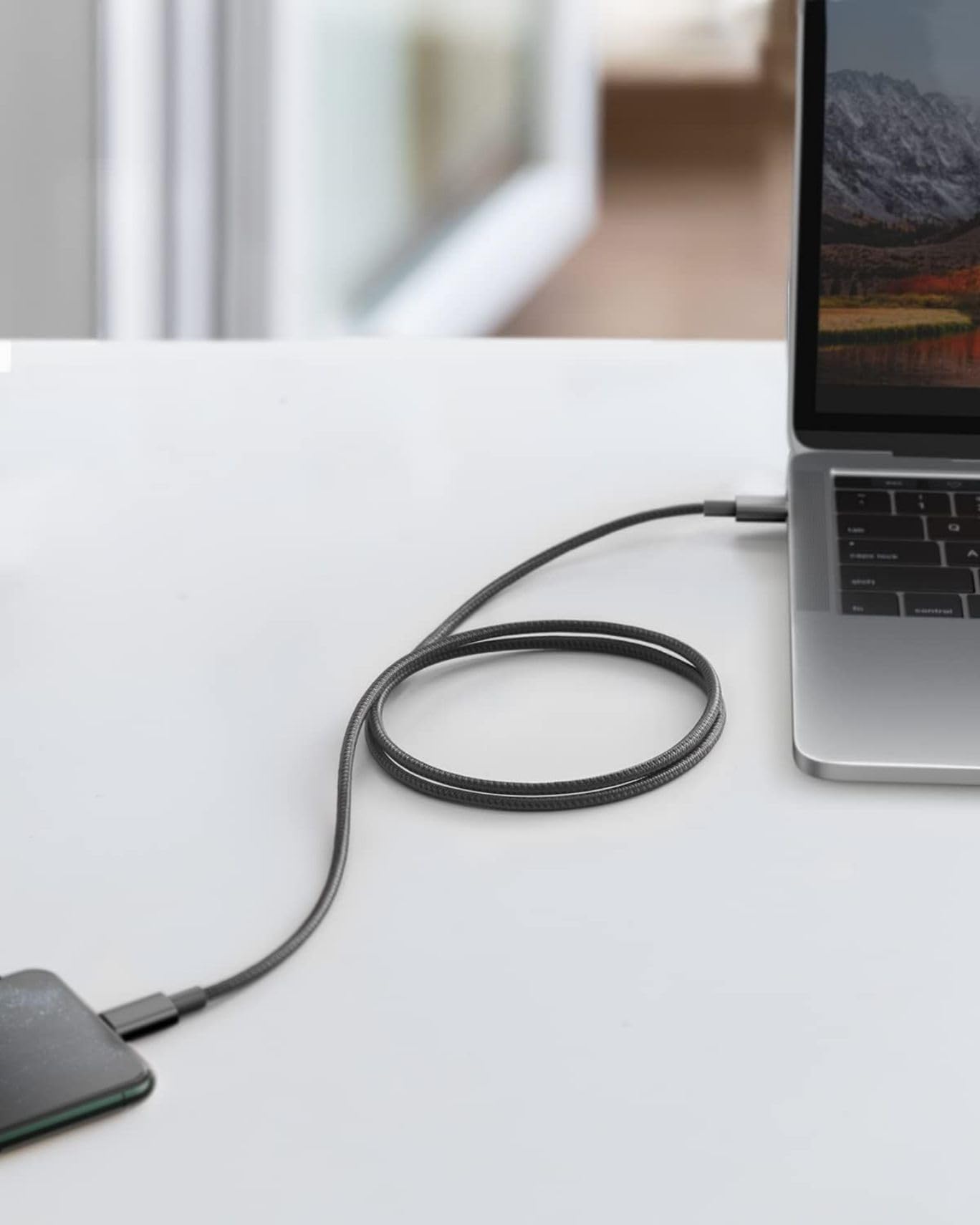 anker-331-usb-c-auf-lightning-kabel-100cm-nylon-schwarz image 7