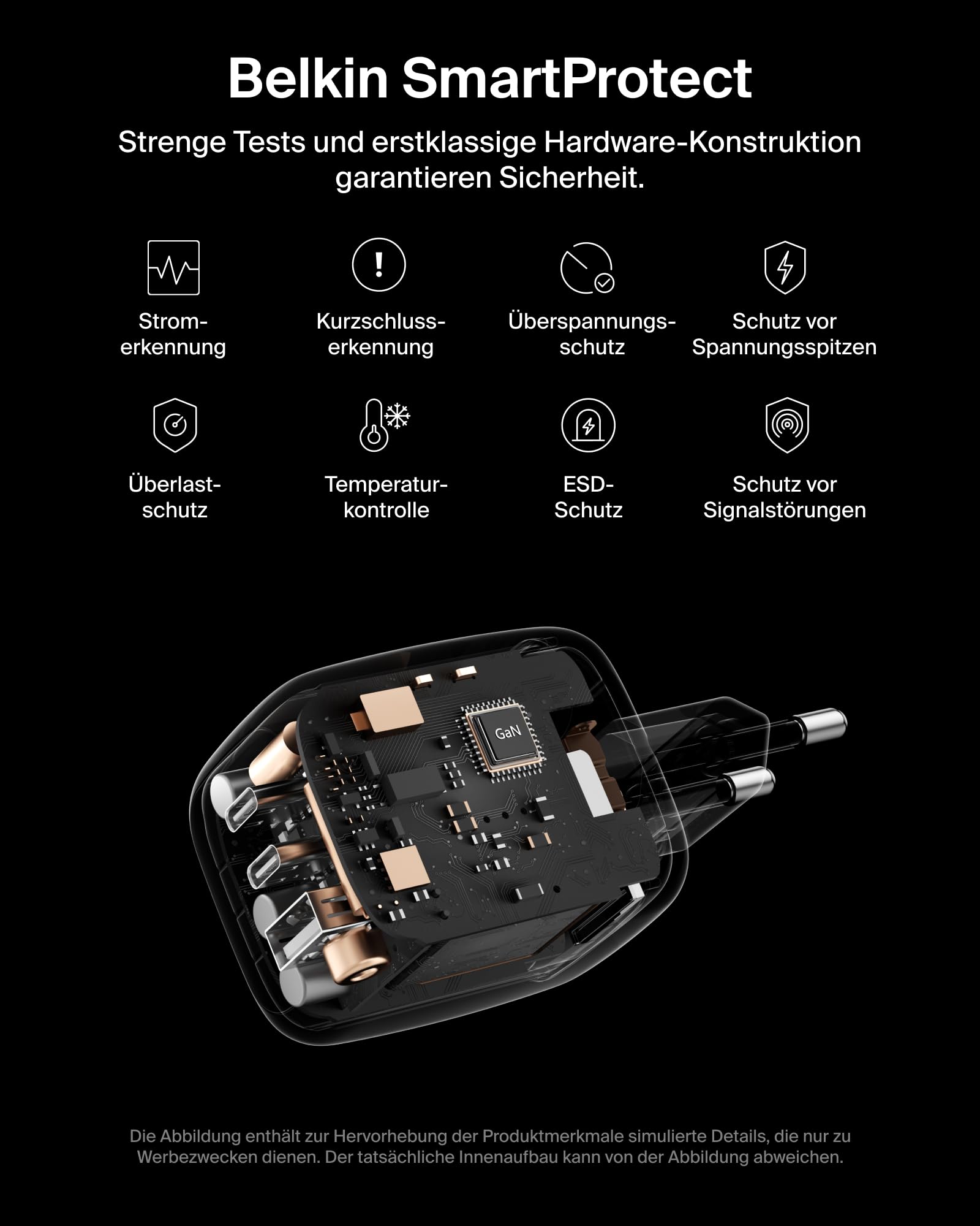belkin-boostcharge-pro-70w-3-port-gan-ladeger-t-mit-reisestecker image 5