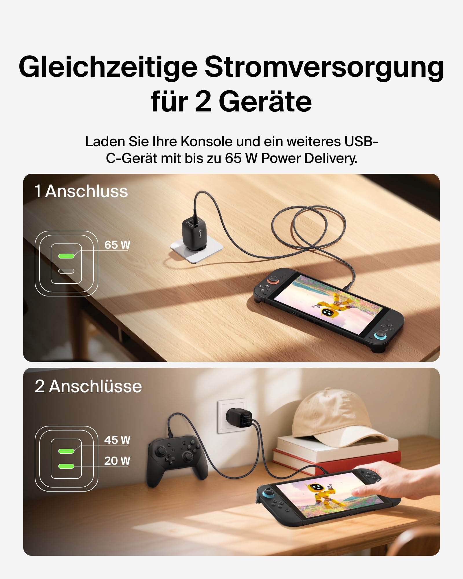 belkin-gaming-usb-c-ladeger-t-65w-2-port-gan-schwarz image 3