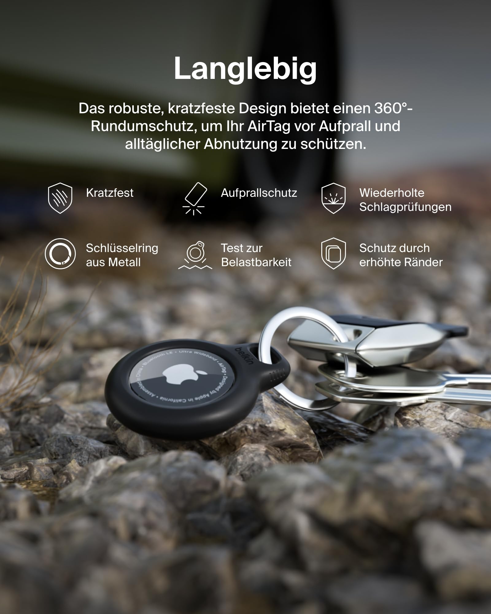 belkin-airtag-h-lle-mit-schl-sselanh-nger-secure-holder-schwarz-f-r-airtag-1-und image 5