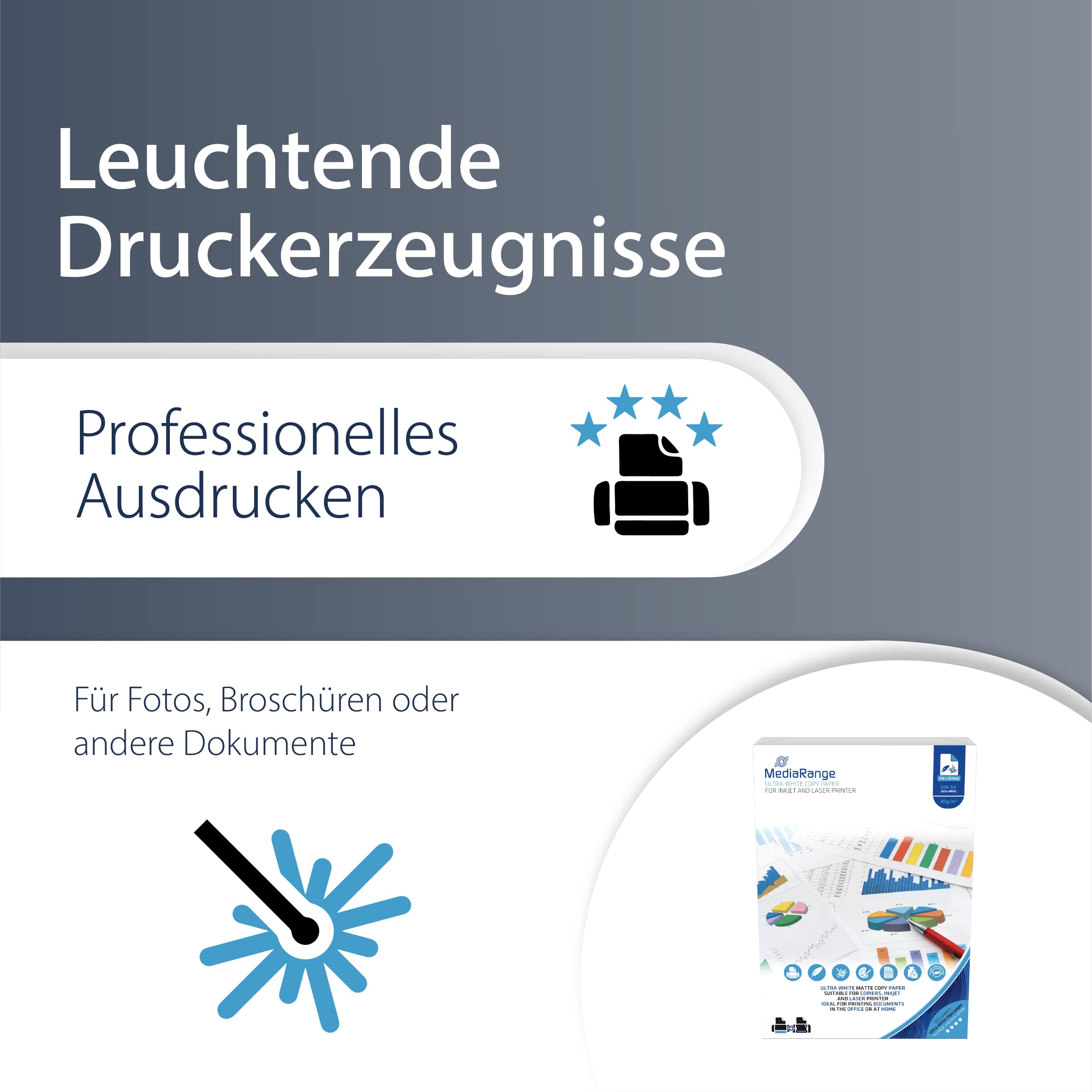 mediarange-kopierpapier-a4-80g-500-blatt-wei image 3